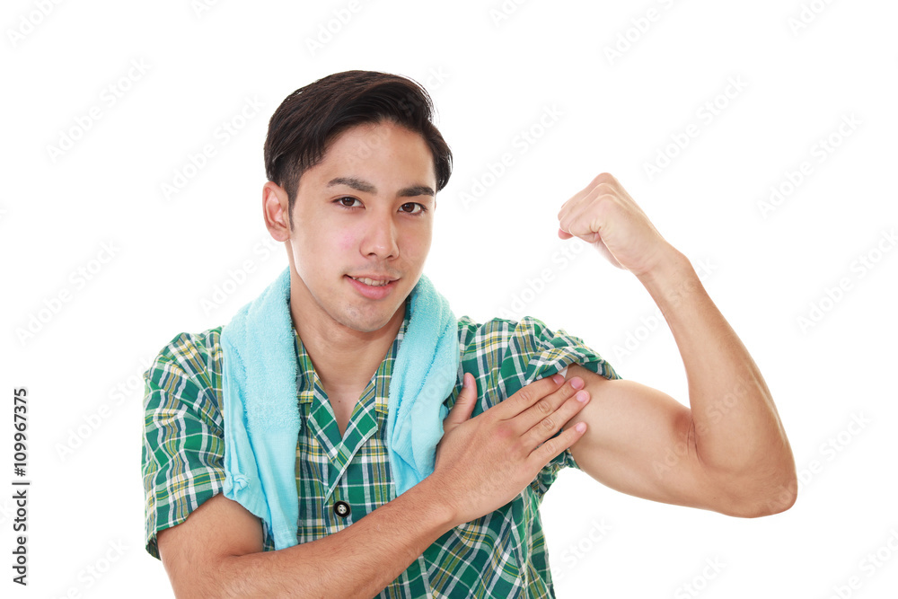 笑顔の男性 笑顔の男性