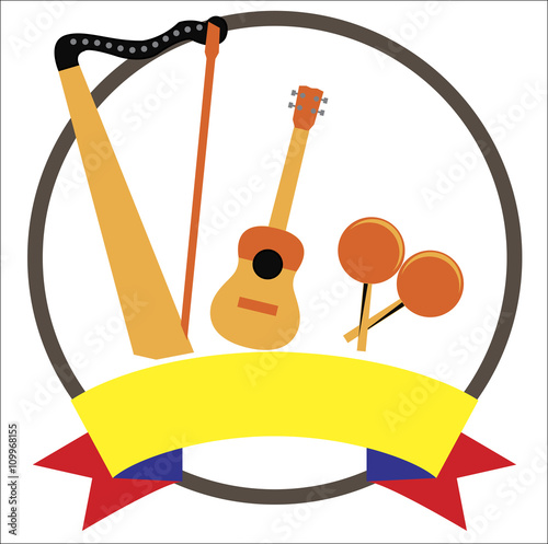 Venezuela,arpa,cuatro,maracas,musical instruments,joropo,music,Venezuelan folk music photo