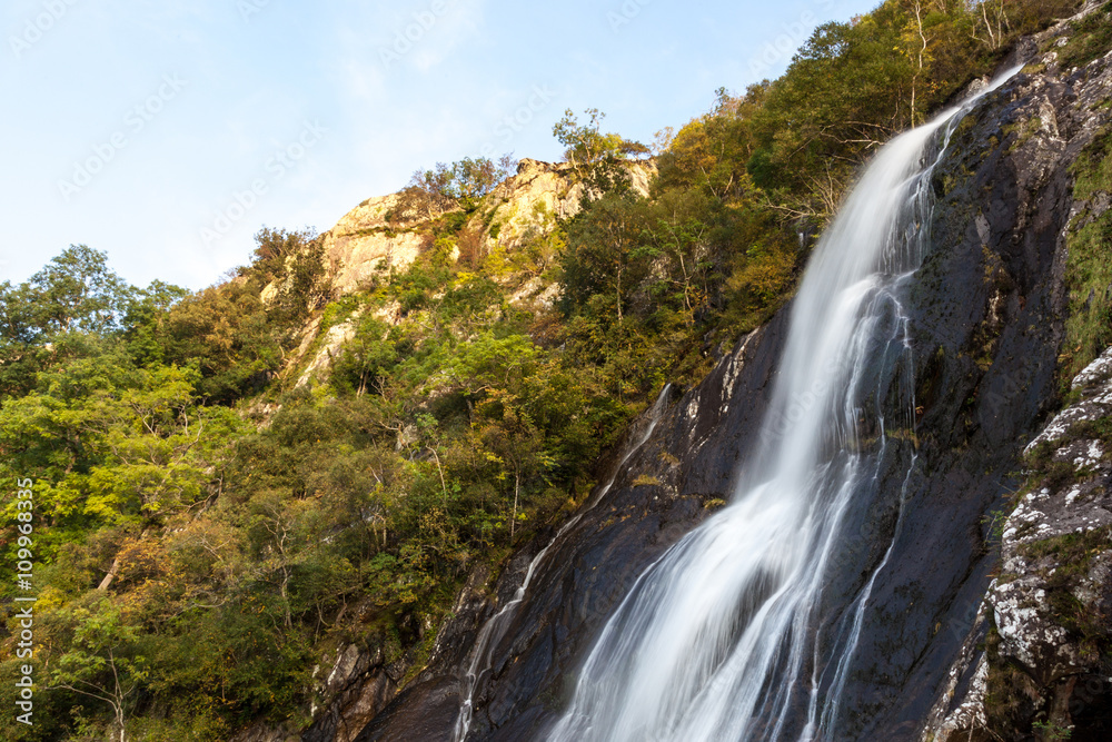 Aber Falls in autumn