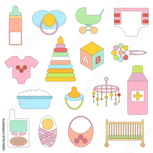Vector newborn goods