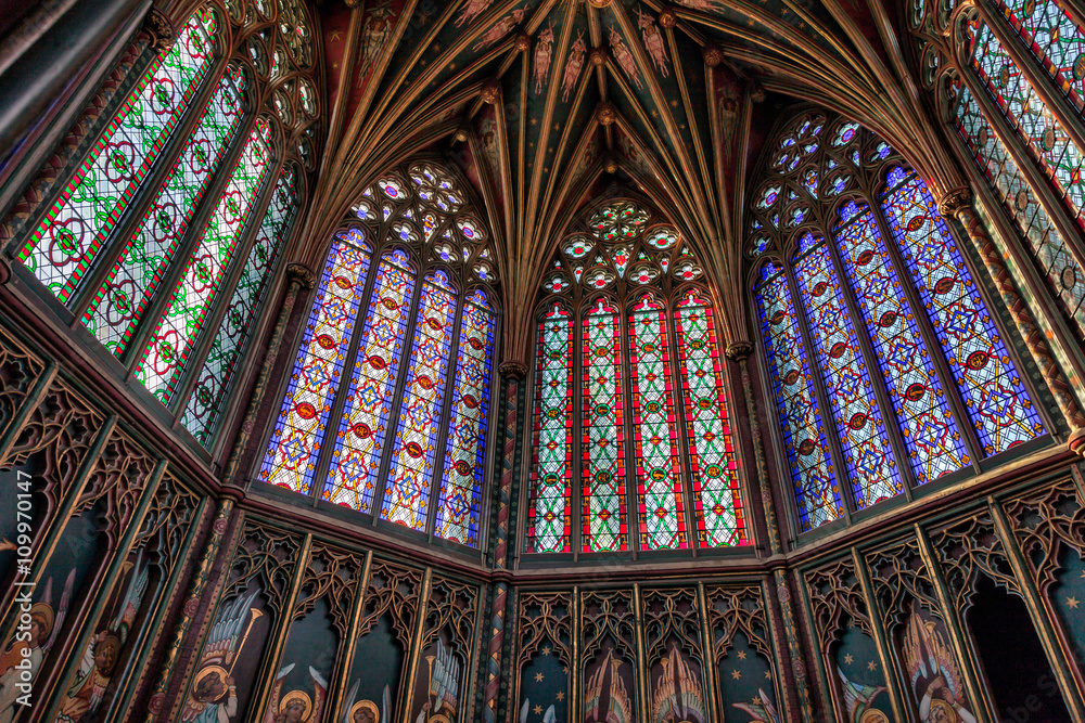 Interior view of part of Ely Cathedral