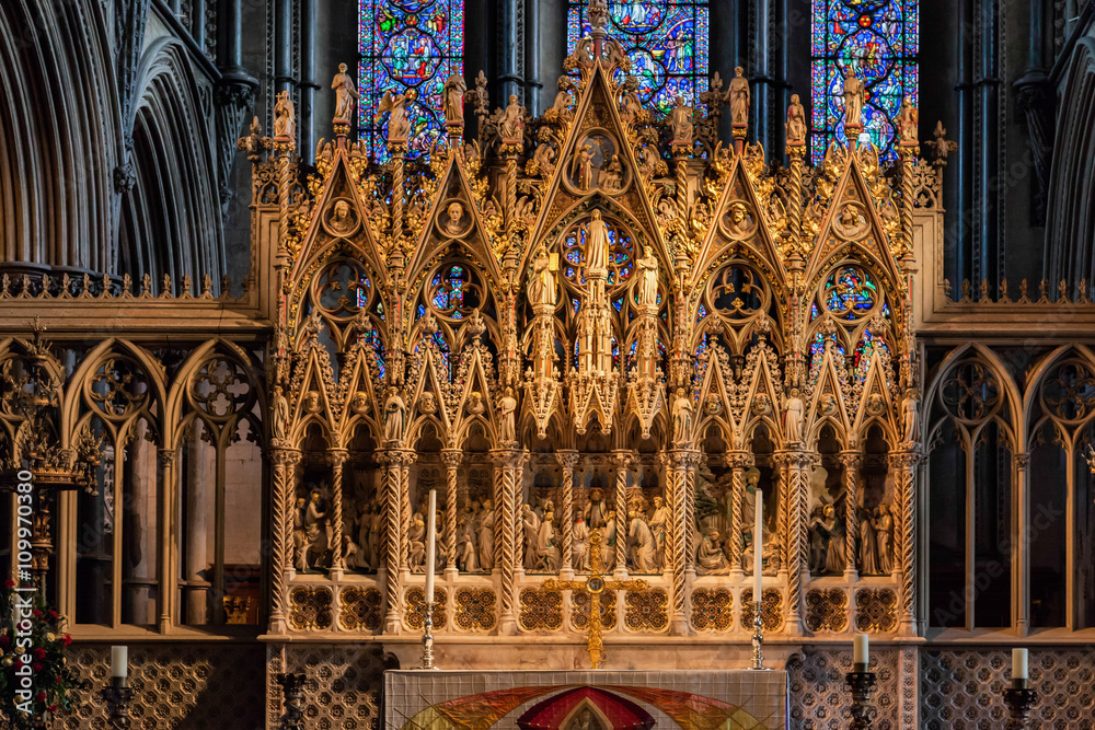 Fototapeta premium An altar in Ely Cathedral