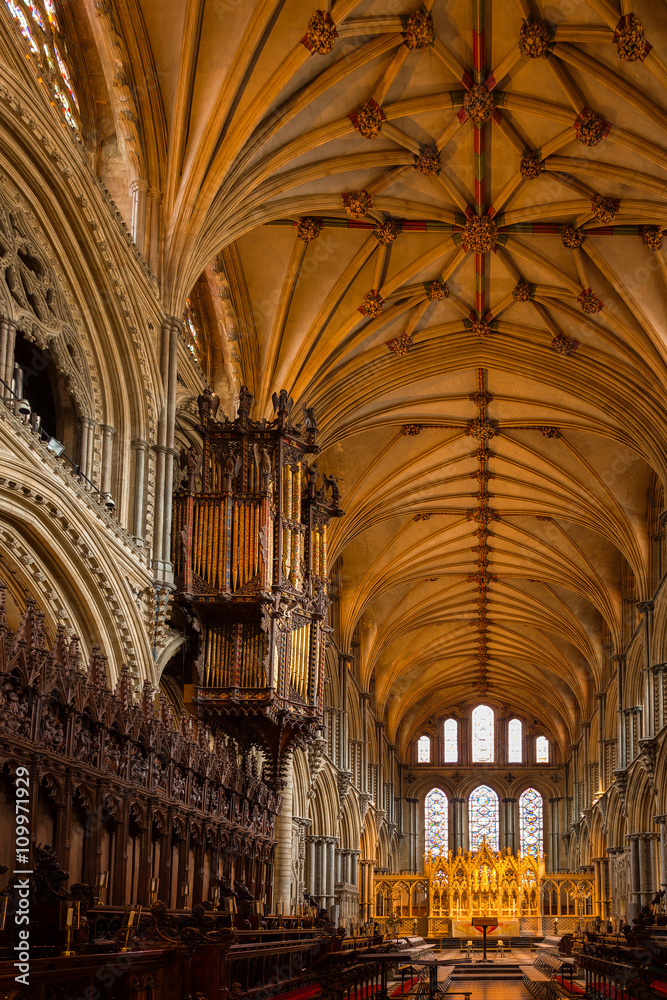 Interior view of Ely Cathedral Interior view of Ely Cathedral