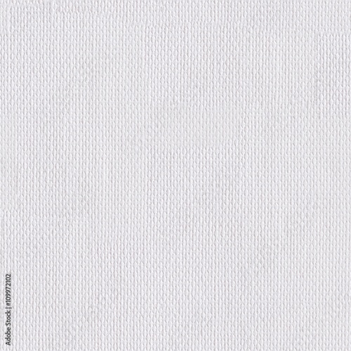 A white canvas texture. Seamless square texture. Tile ready.