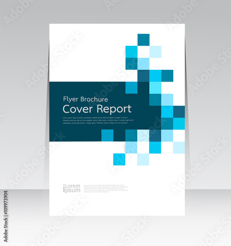 Vector design for Cover Report Annual Flyer Poster in A4 size