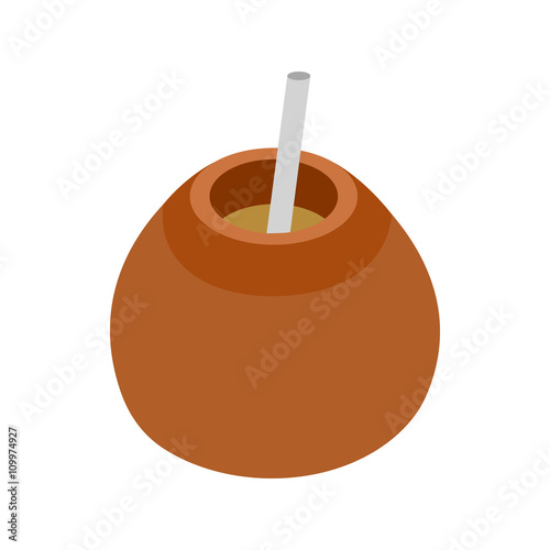 Chimarrao for mate or terere icon