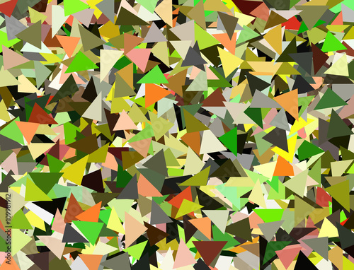 Abstract multicolored geometric low poly mosaic scattered background