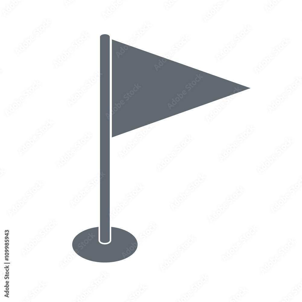Flag icon. Location marker symbol Flag icon. Location marker symbol