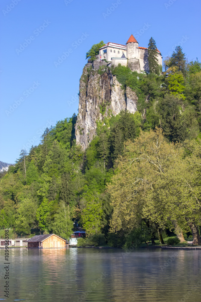 Bled, Slovenia - fortress on the hill
