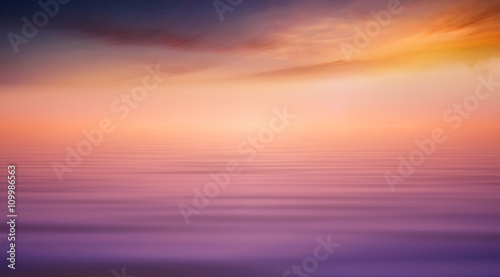 Seascape during sunrise. Beautiful natural summer seascape © biletskiyevgeniy.com