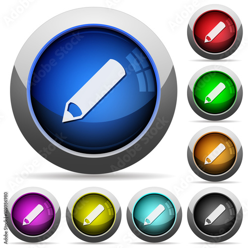 Pencil button set