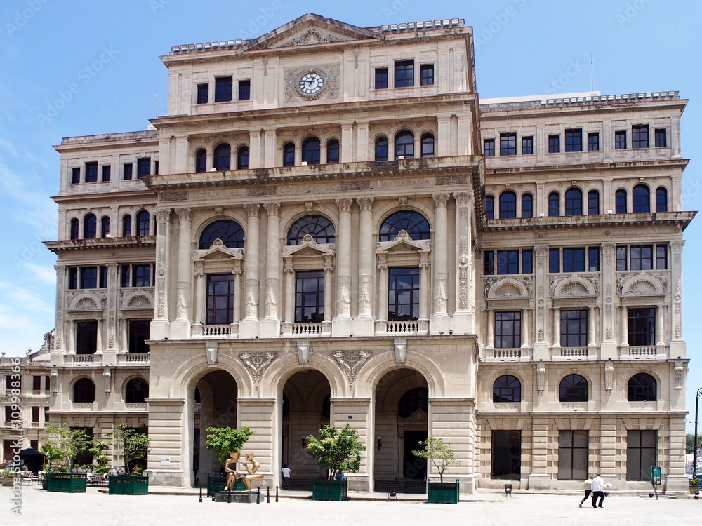 The Chamber of Commerce building in Old Havana, Cuba
