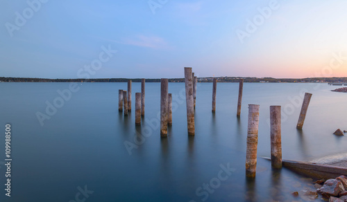 pier on the Baltic Sea island of Aland, Finland © dikana87