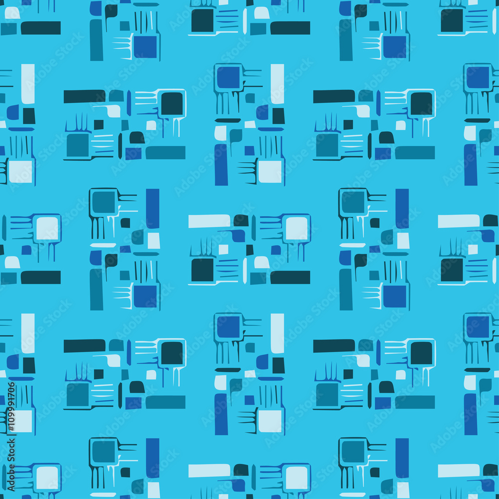 Seamless decorative vector background with abstract shapes. Print. Cloth design, wallpaper. Seamless decorative vector background with abstract shapes. Print. Cloth design, wallpaper.