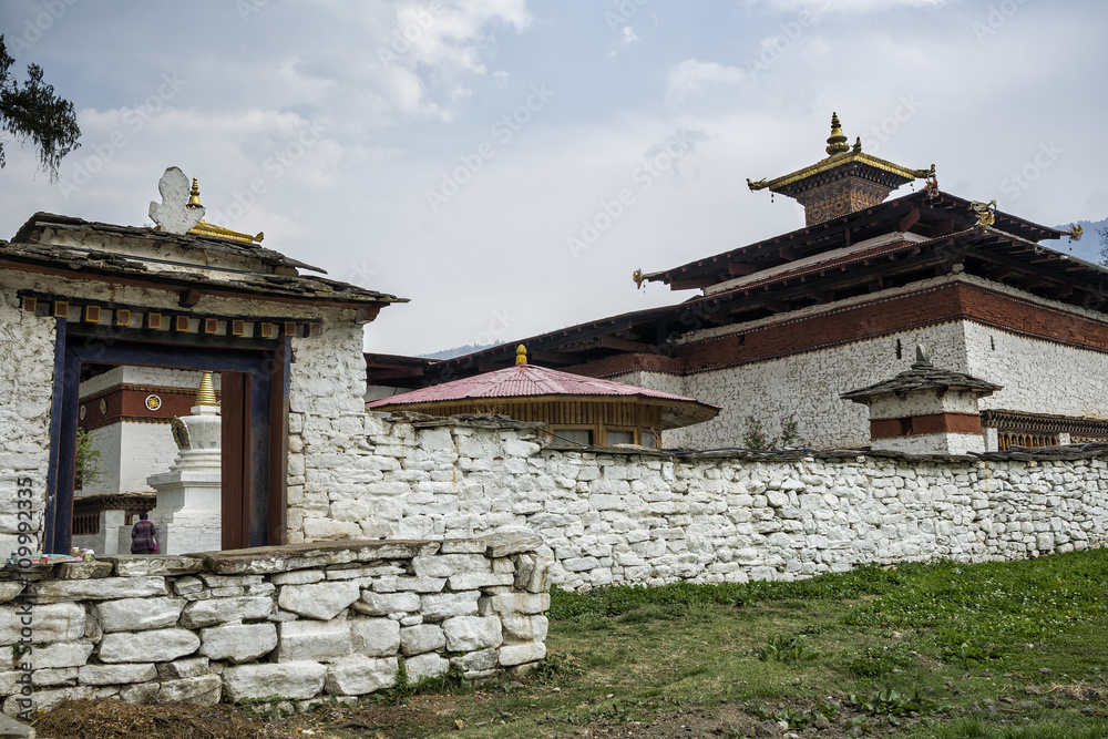 Kyichu Lhakhang Temple, Paro, Bhutan - also known as Kyerchu Temple or Lho Kyerchu is an important Himalayan Buddhist temple situated in Lango Gewog of Paro District in Bhutan. Kyichu Lhakhang Temple, Paro, Bhutan - also known as Kyerchu Temple or Lho Kyerchu is an important Himalayan Buddhist temple situated in Lango Gewog of Paro District in Bhutan.