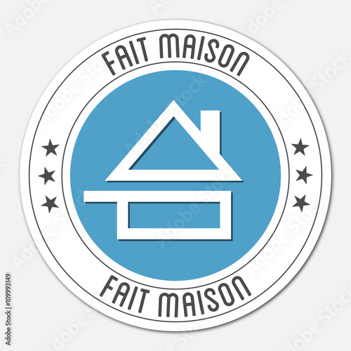 Logo fait maison. Restaurant.