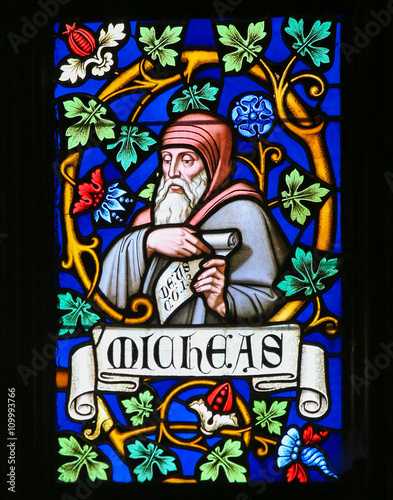 Stained Glass - The Prophet Micah