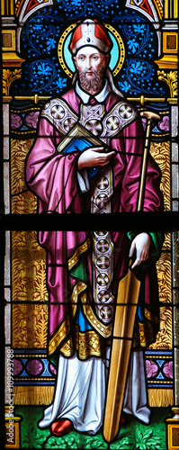 Stained Glass - St. Adalbert of Prague photo