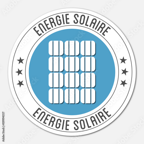 Logo énergie solaire.