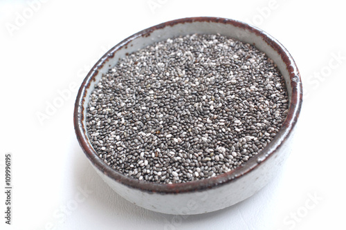 Chia seeds isolated