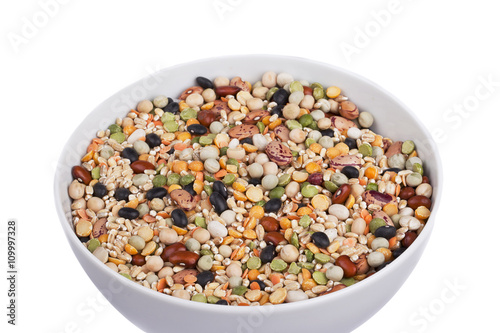 image of food grains in bowl.