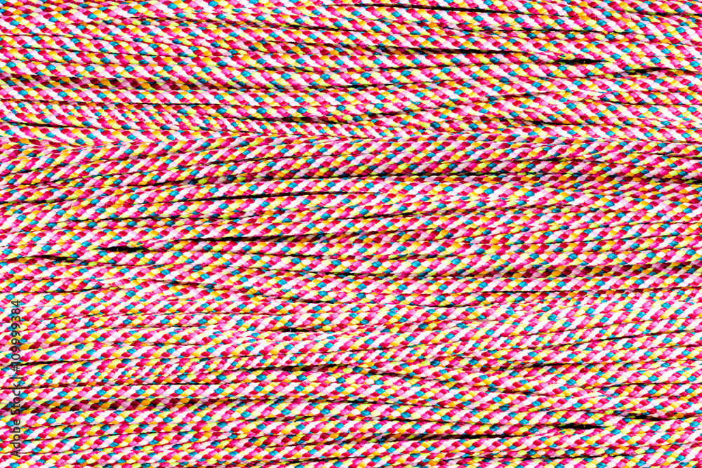 Connected concept , Different ropes texture background