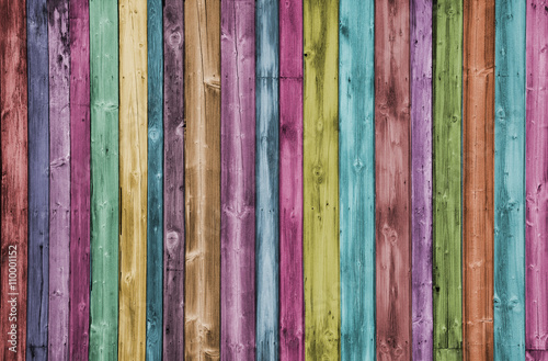 vintage colorful wood background