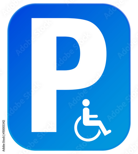 P - Parken für Menschen mit Behinderung
