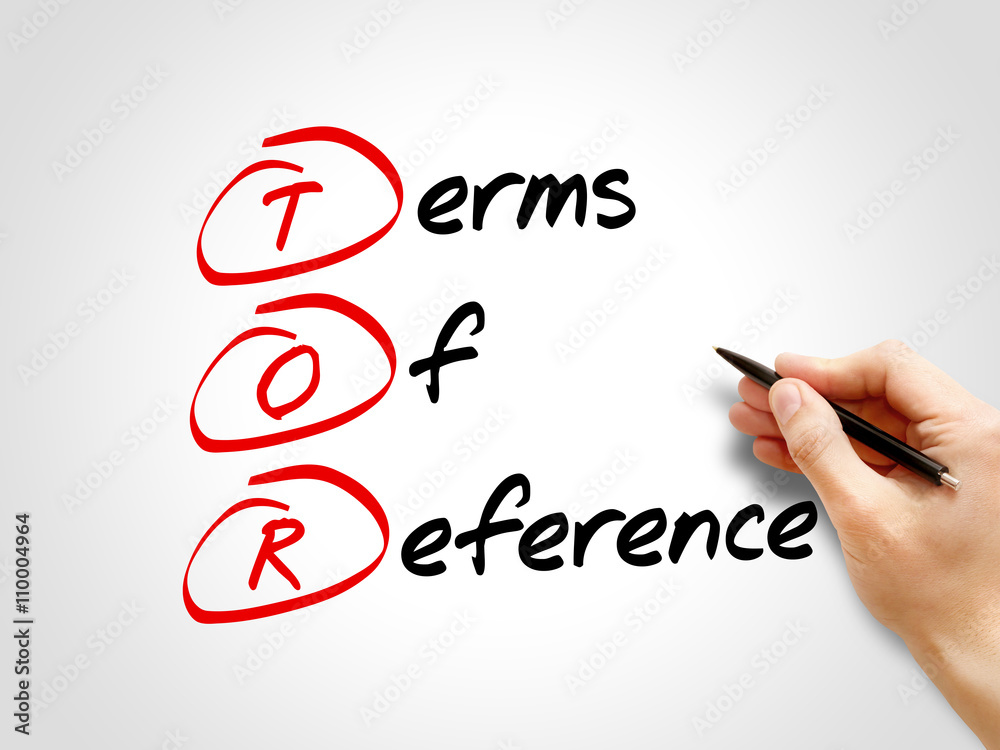 TOR - Terms of Reference, acronym business concept Stock-Foto | Adobe Stock