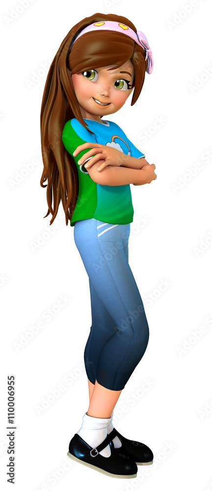 Girl standing Girl standing