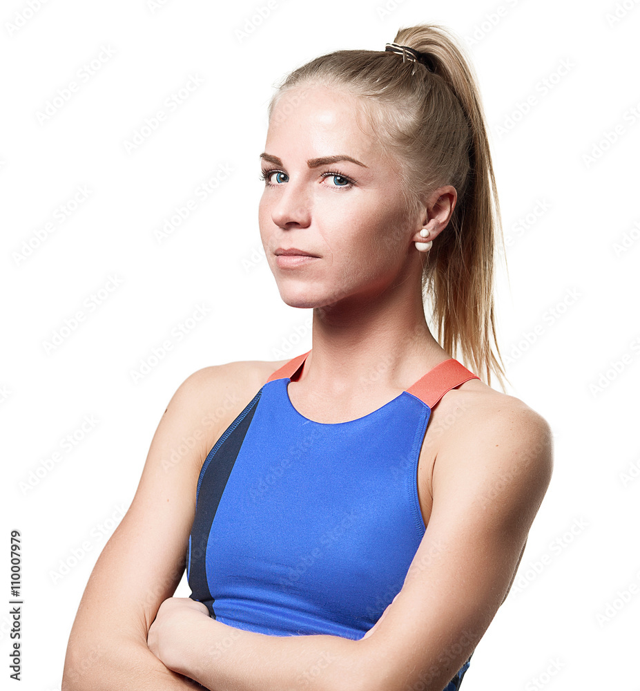 Suspecting Blue eyed blond girl Suspecting Blue eyed blond girl