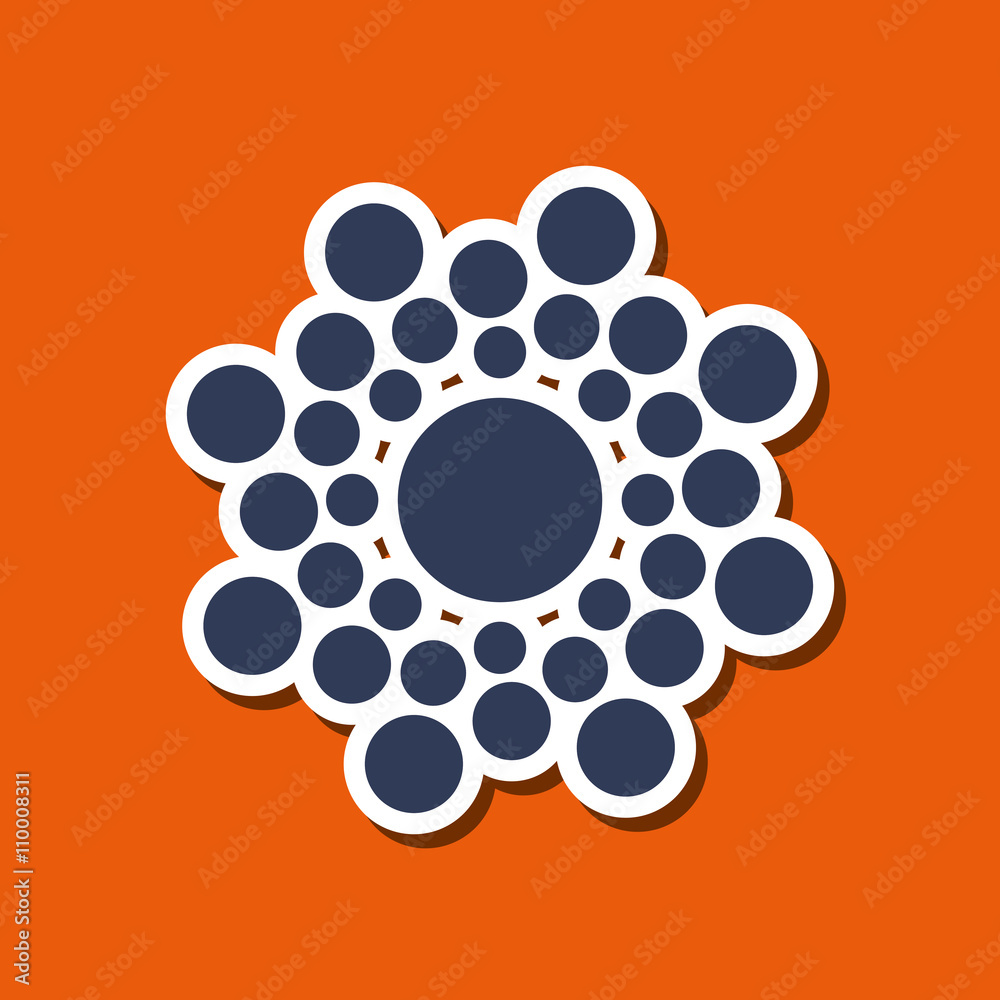 blue sun design. abstract icon. summer concept blue sun design. abstract icon. summer concept