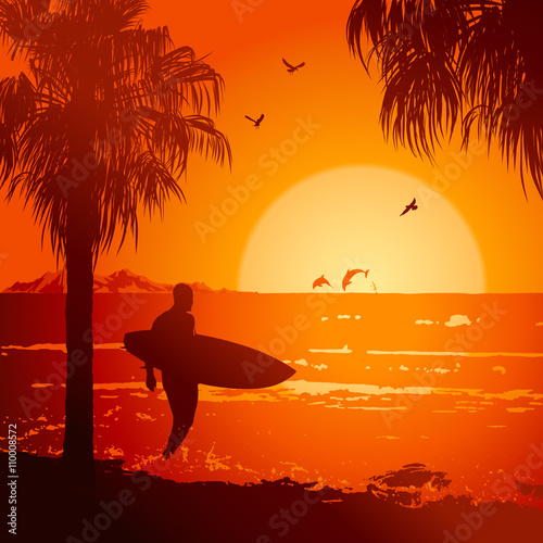 Tropical sunset