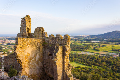 The castle of Palafolls, near the town of Blanes, SpainB photo