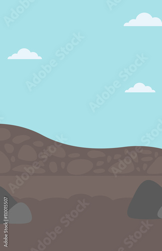 Background of heaps of coal.