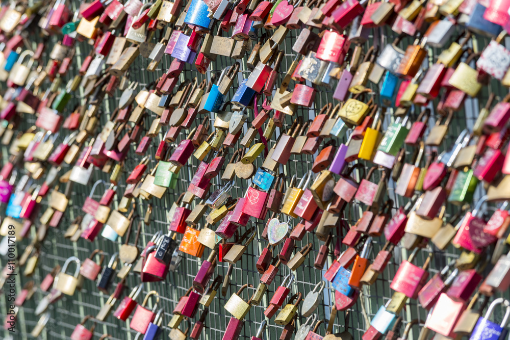 Fototapeta premium Liebesschlösser