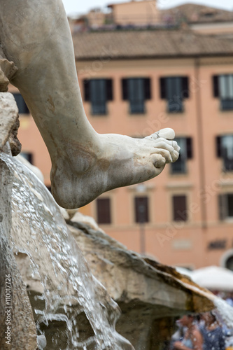 The Fountain of the Four Rivers - Piazza Navona, Rome, Italy