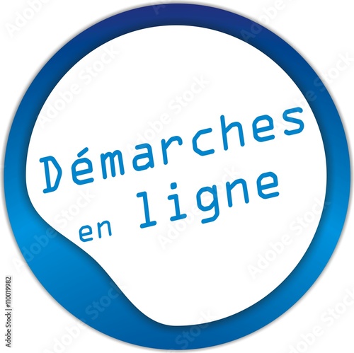 bouton démarches en ligne
