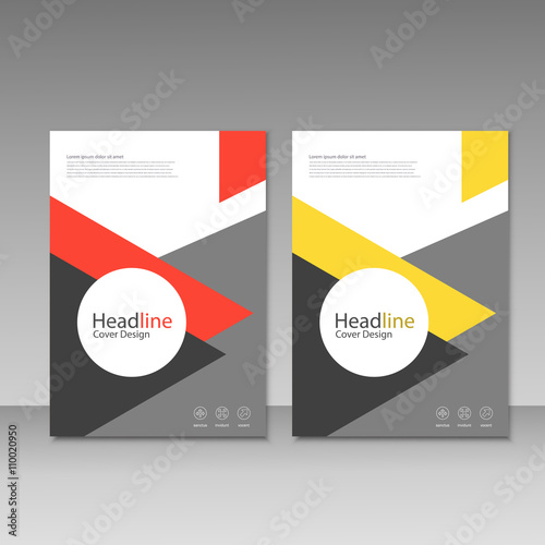 Vector brochure, magazine, cover design, poster template