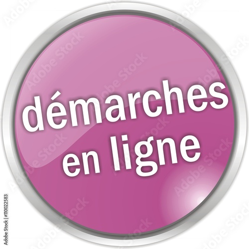 bouton démarches en ligne