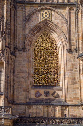 goldenes Fenster