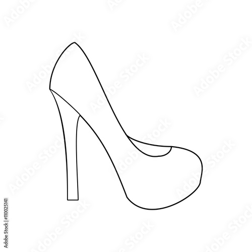 High heels illustration