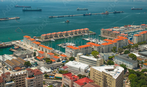 Nice view on Gibraltar, UK