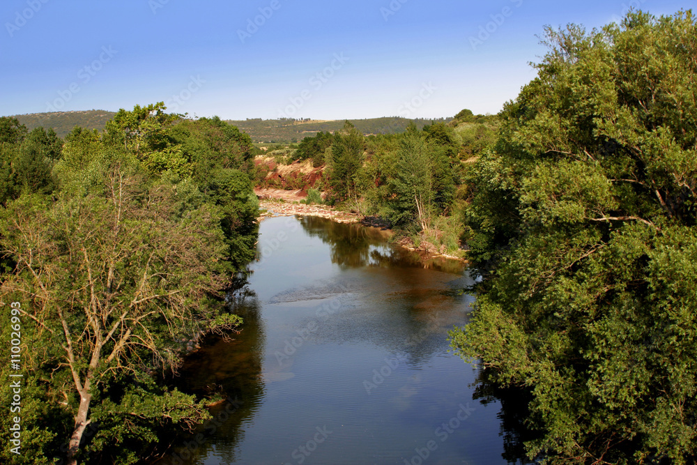 river in the countryside
