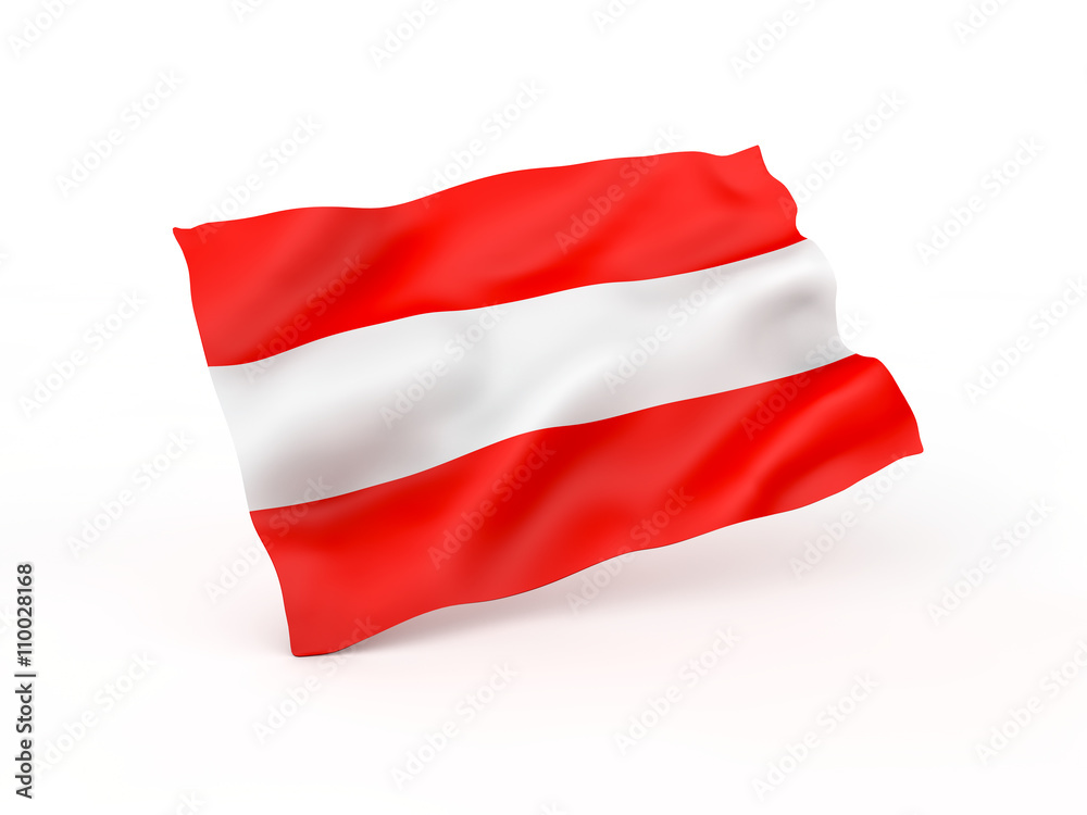 flag. 3D illustration flag. 3D illustration