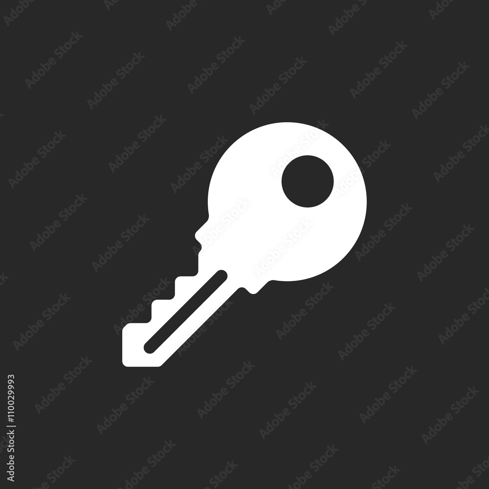 House key sign simple icon on background House key sign simple icon on background