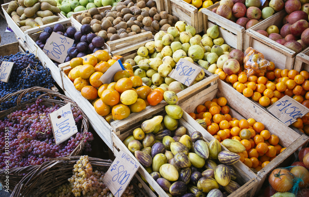 fruit in street market