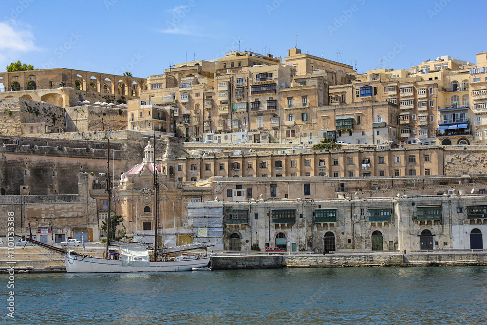 harbor in La Valetta, Malta