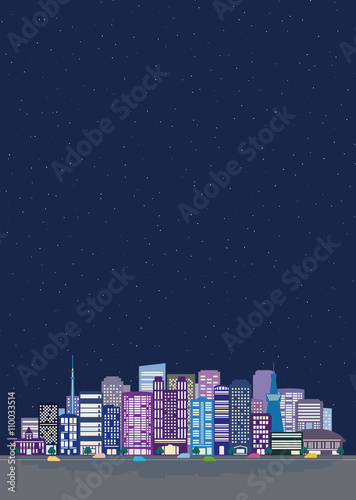 都市（夜）