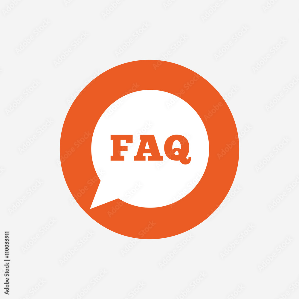 FAQ information sign icon. Help symbol. FAQ information sign icon. Help symbol.